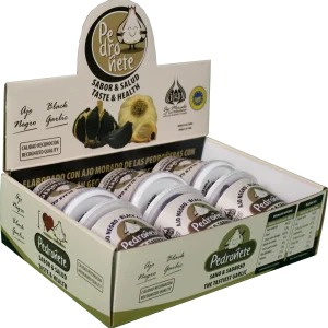Diente pelado de Ajo Negro en botes 85 gr (6 uds.)